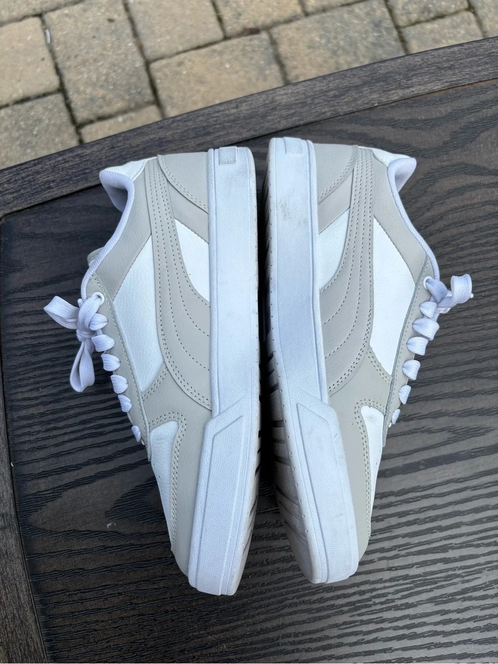 PUMA Caven Dime Low White Grey Sz 7